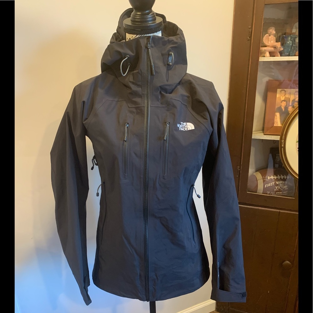 The North Face gore-tex black raincoat size small